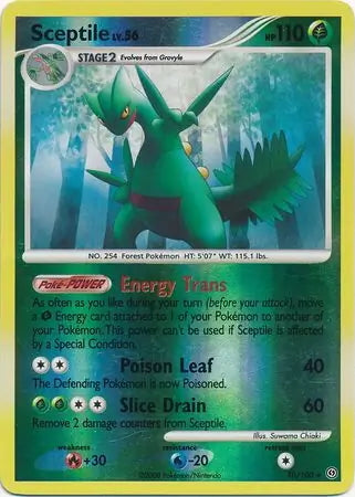Stormfront Sceptile #10/100 reverse holo